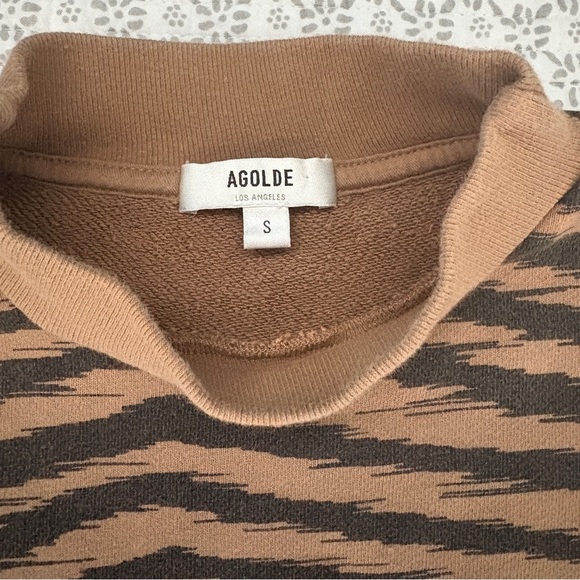 AGOLDE Tigress Puff-Sleeved Sweatshirt - Picture 3 of 5